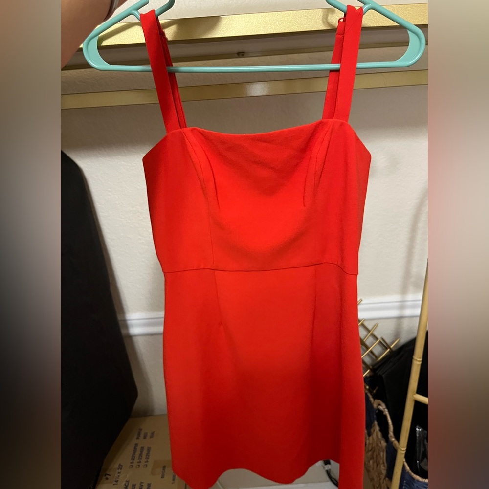 French connections red mini dress